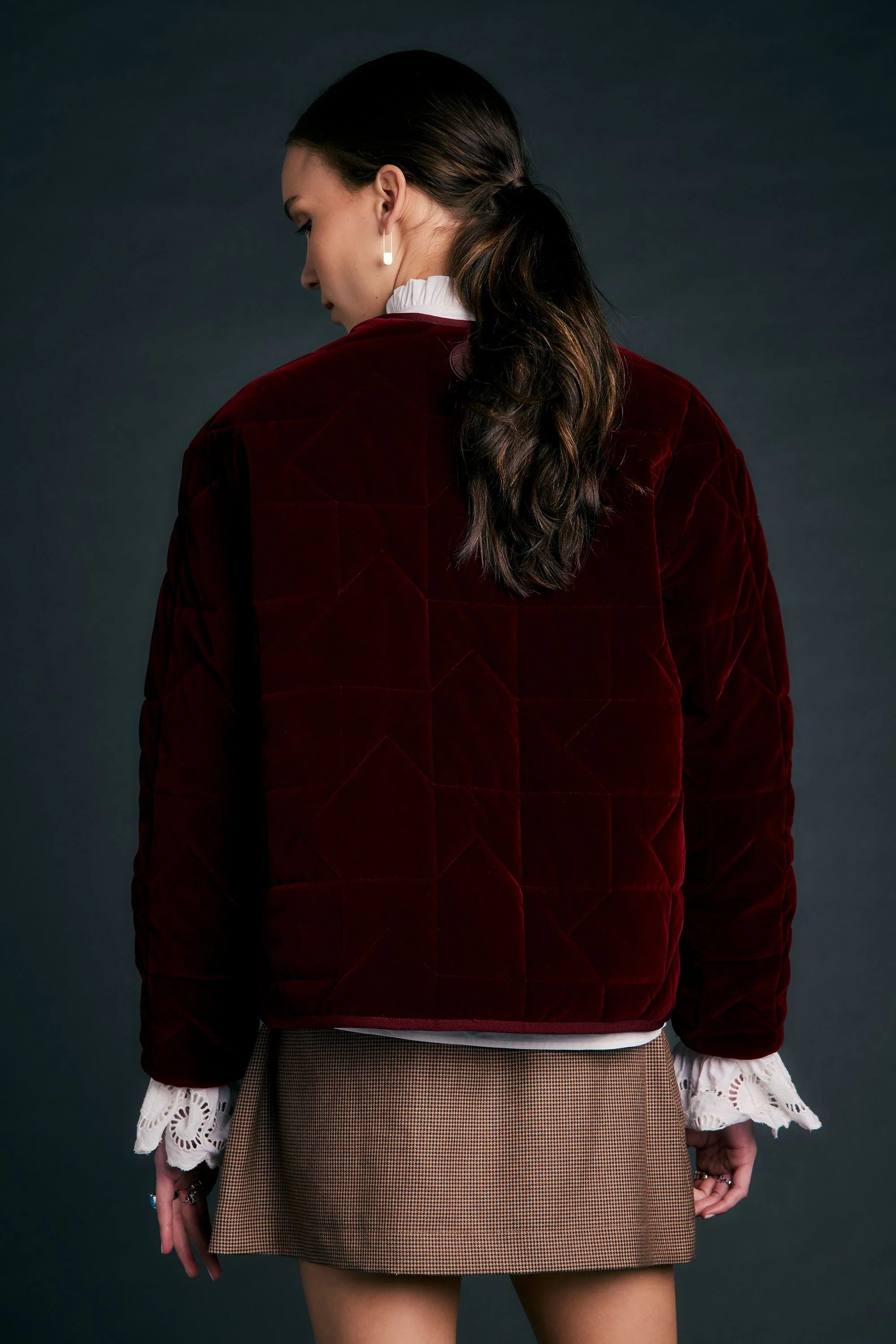 Karen Walker Ashford Jacket Merlot