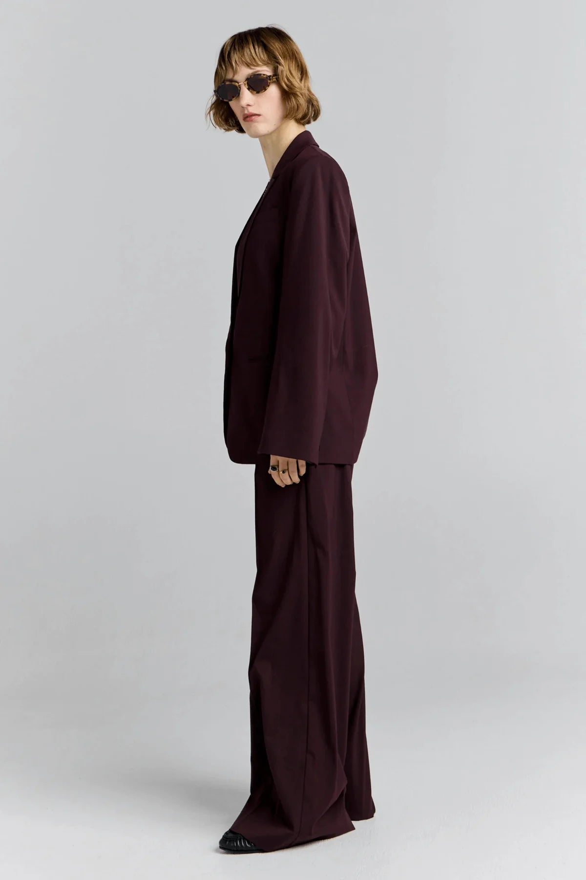 Karen Walker Frontier Jacket Plum