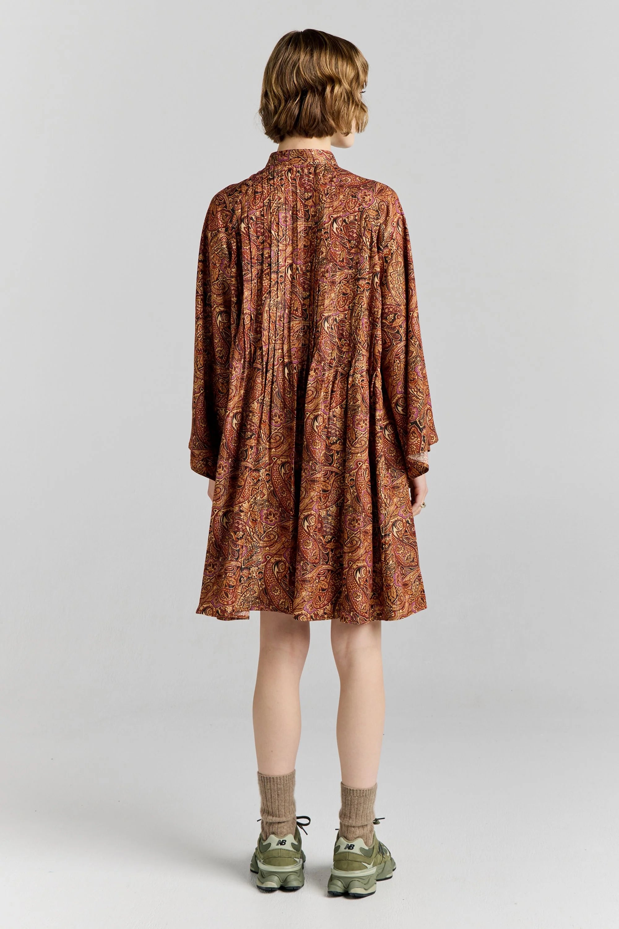 Karen Walker Glaze Dress Burgundy Multi