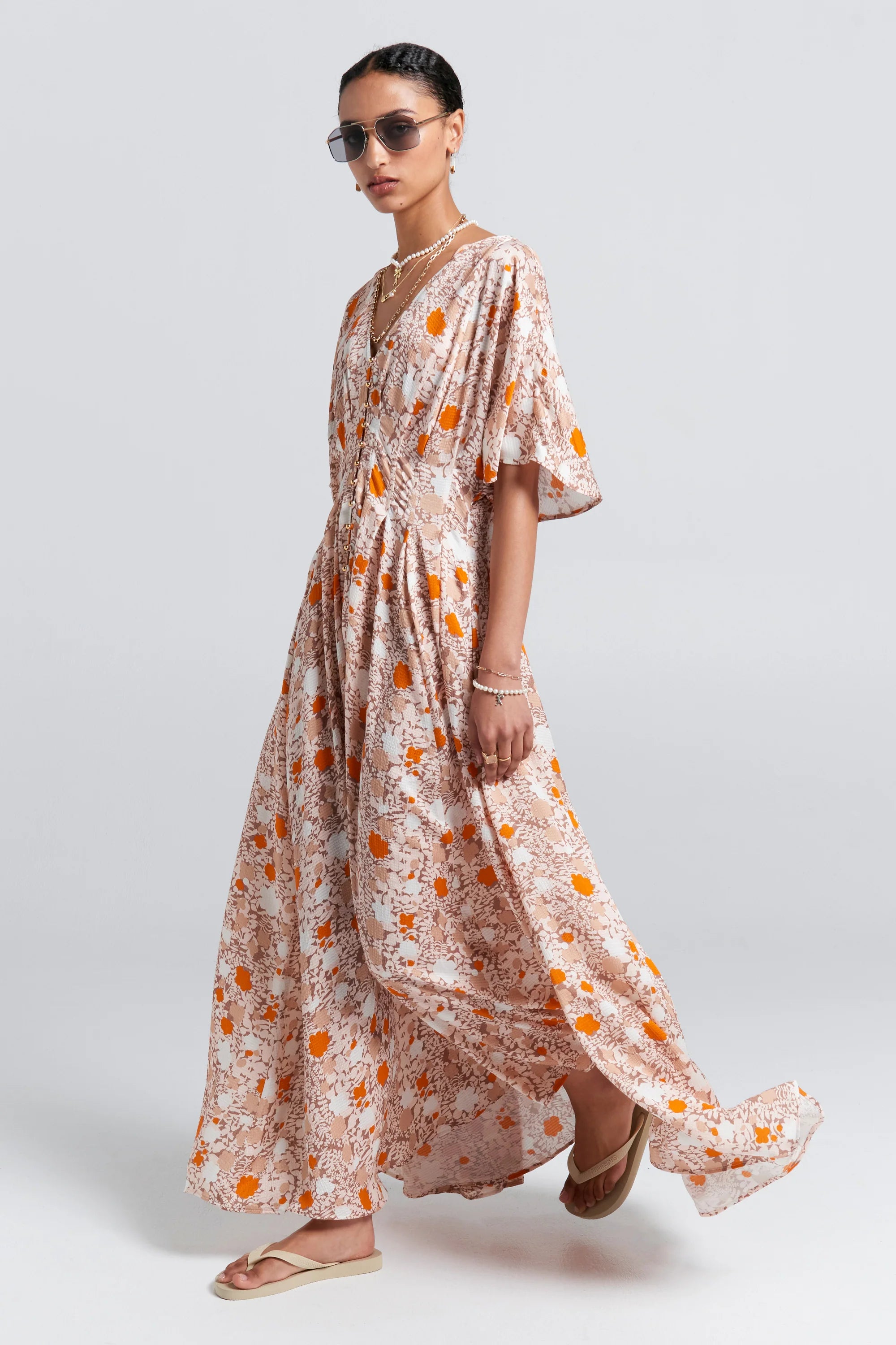 Karen Walker Perfect Day Florence Dress Pink Multi