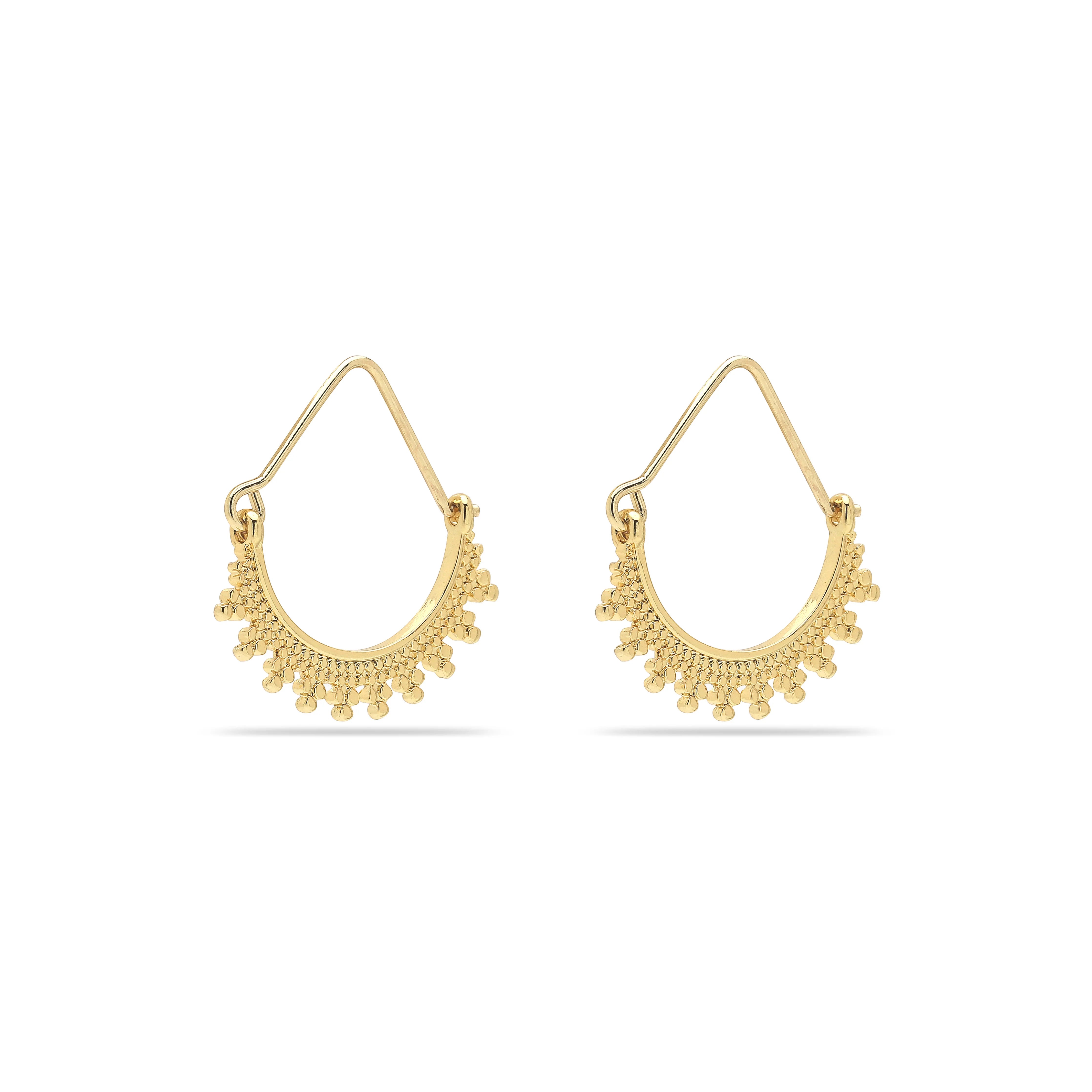 Pilgrim Kiku Earrings - Gold