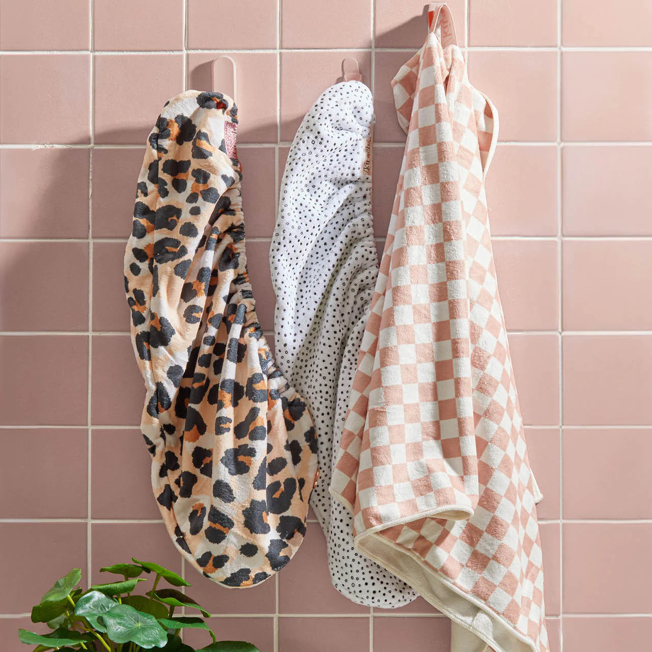 Kitsch Microfiber Quick-Dry Hair Towel Turban Leopard