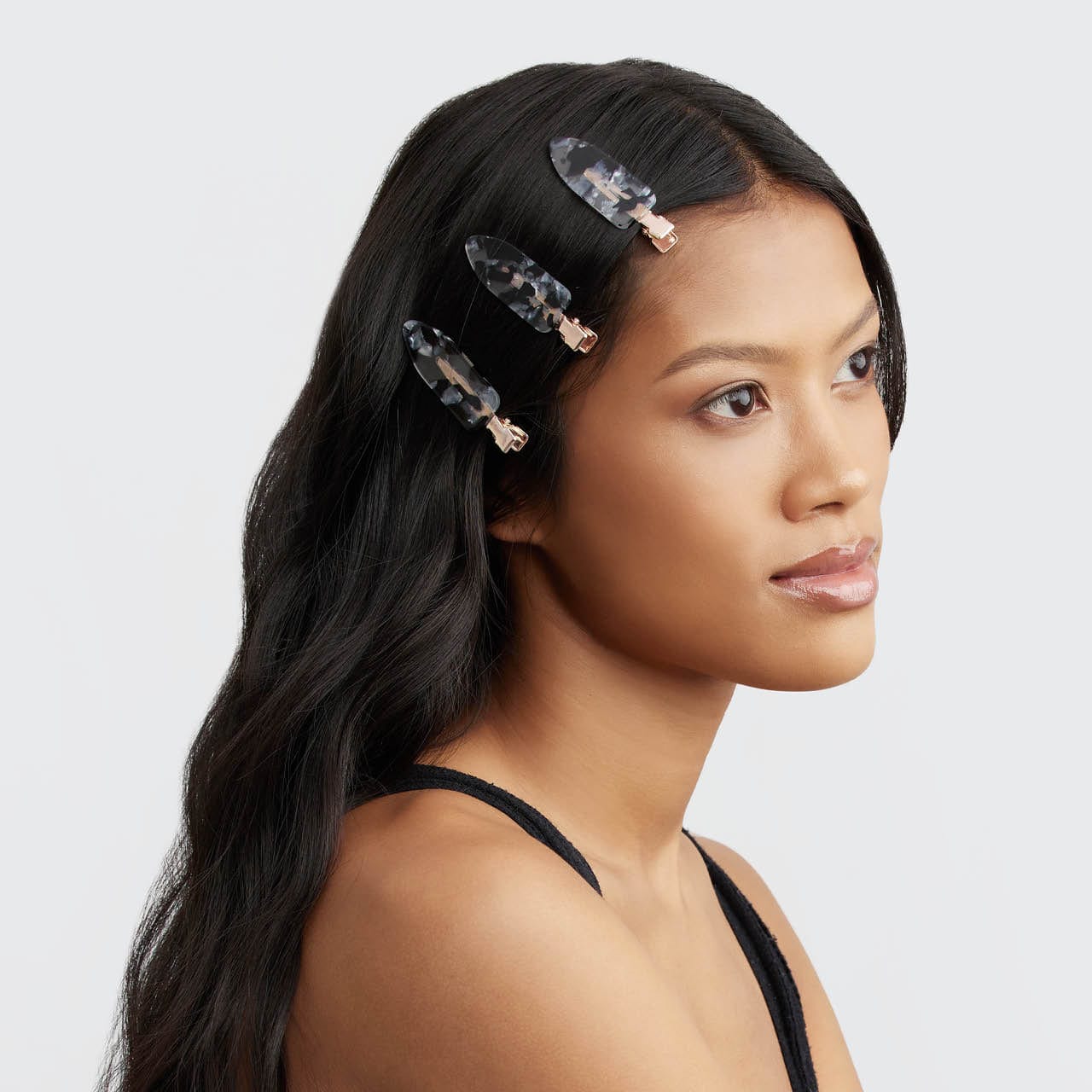 Kitsch Creaseless Hair Clips 4pc Set Leopard