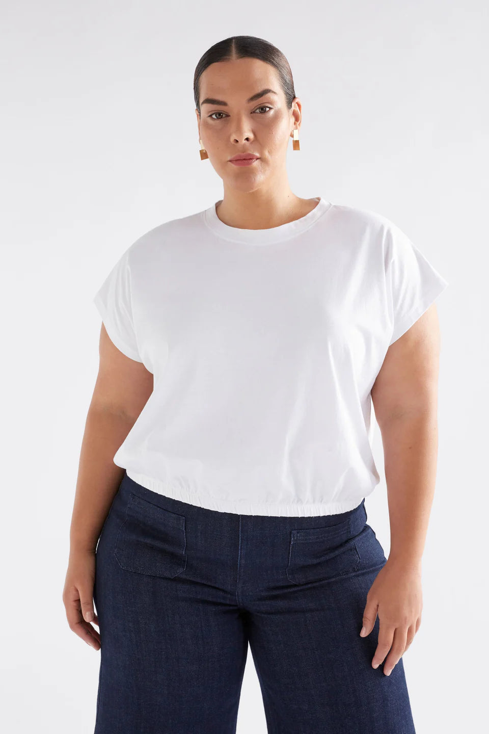 ELK Kruis Tee White