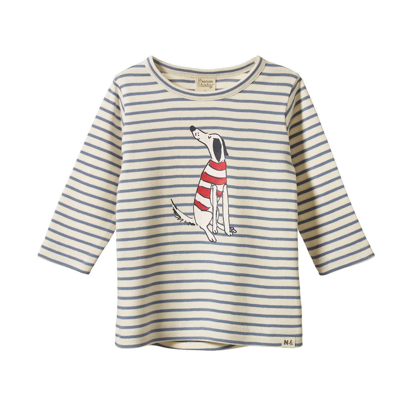 Nature Baby Long Sleeve River Tee Best Friend Stripe