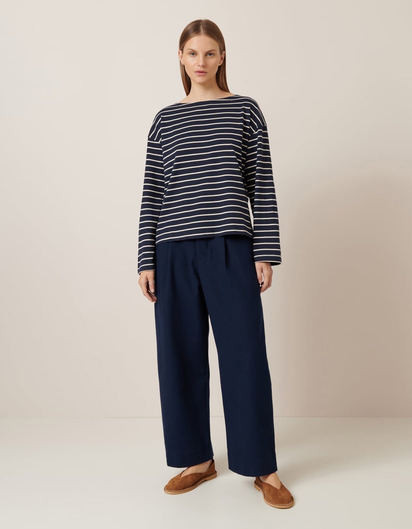 kowtow Leo Top Sailor Stripe