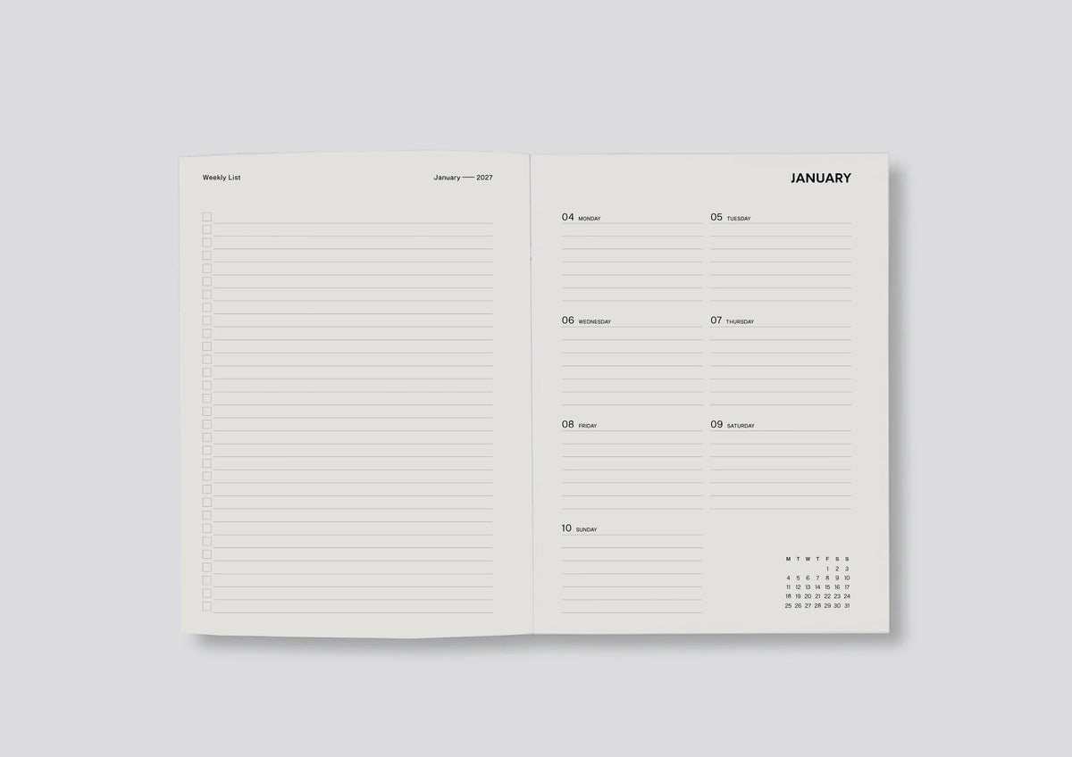 Lettuce x Juliette Hogan | 2027 Weekly Diary