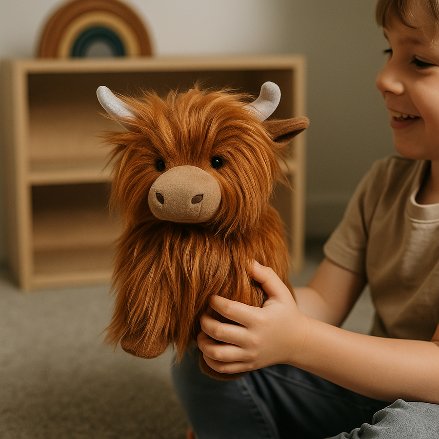 Lily & George Mac the Highland Cow