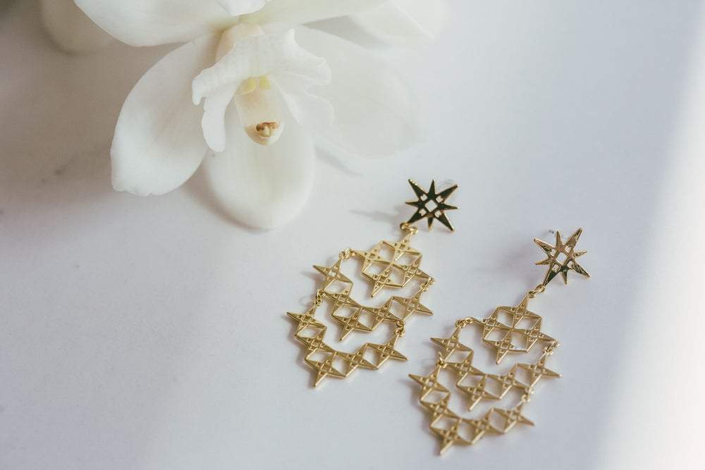 Lindi Kingi Stardust Earrings | Gold