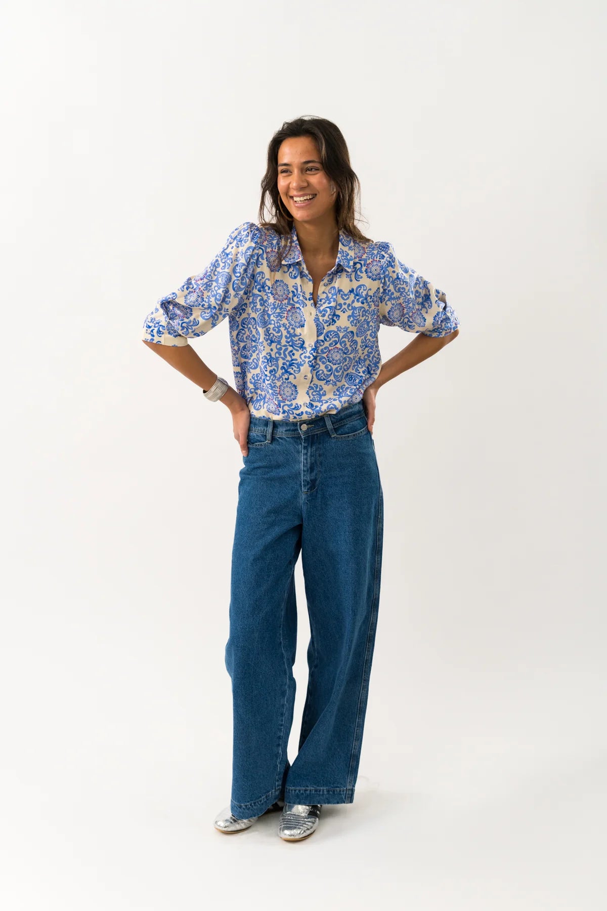 Lollys Laundry Bono Shirt Light Blue