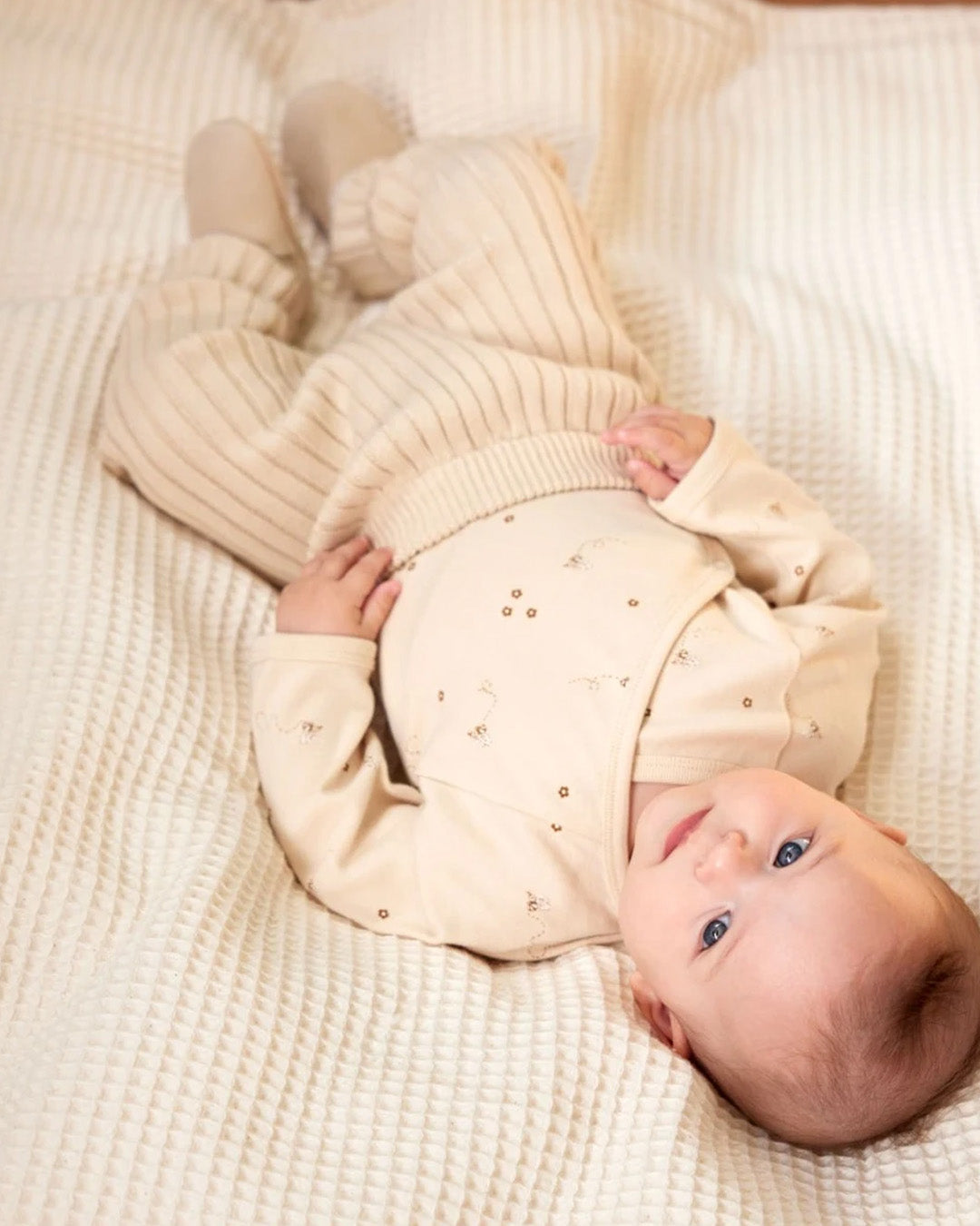 Nature Baby Lou Pants Cotton Knit Almond