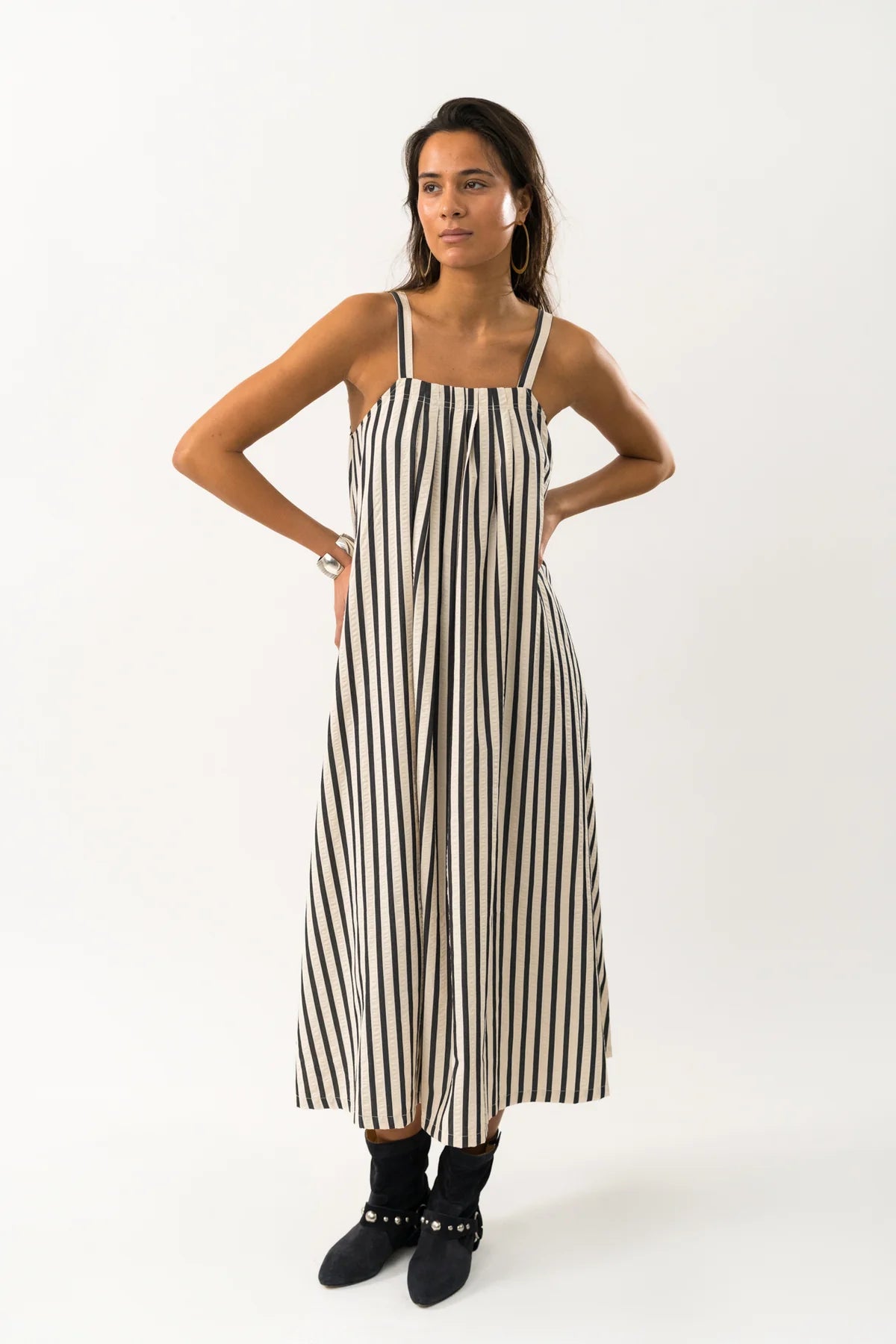 Lollys Laundry Lungo Maxi Dress Stripe