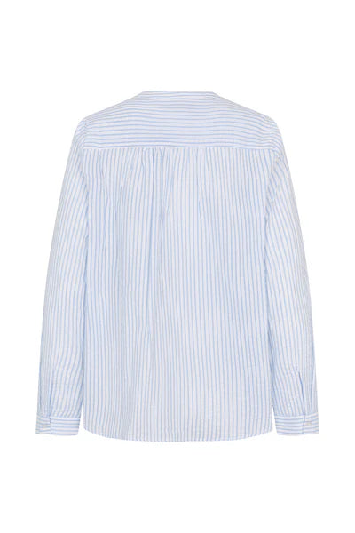 Lollys Laundry Lux Shirt Light Blue Stripe