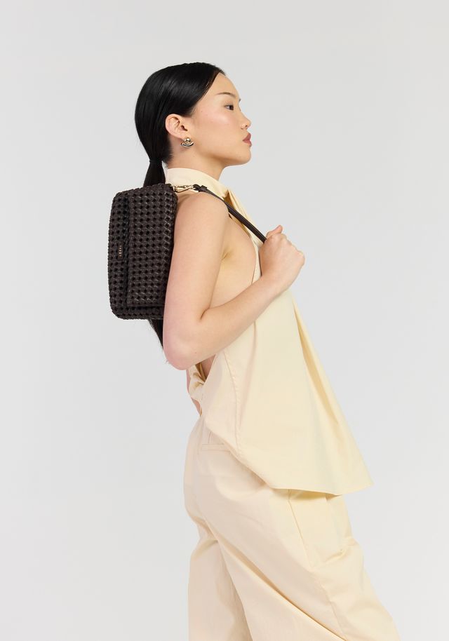 Saben Milla Shoulder Bag Cacao Fine Braid