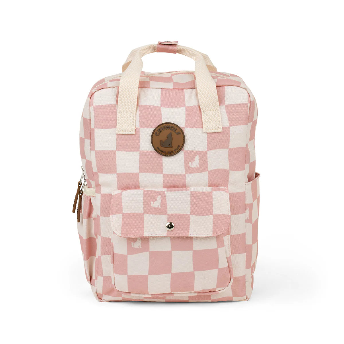 Crywolf Mini Backpack Pink Check