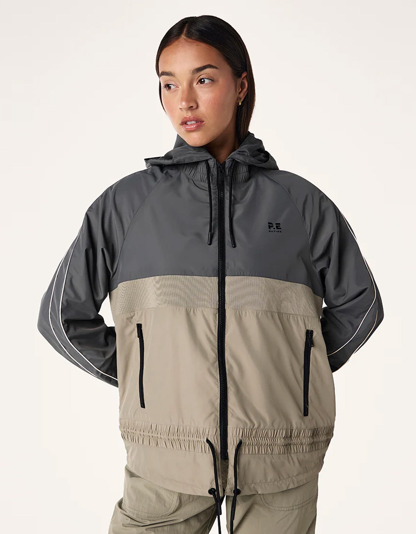 PE Nation Man Down Jacket Gunmetal