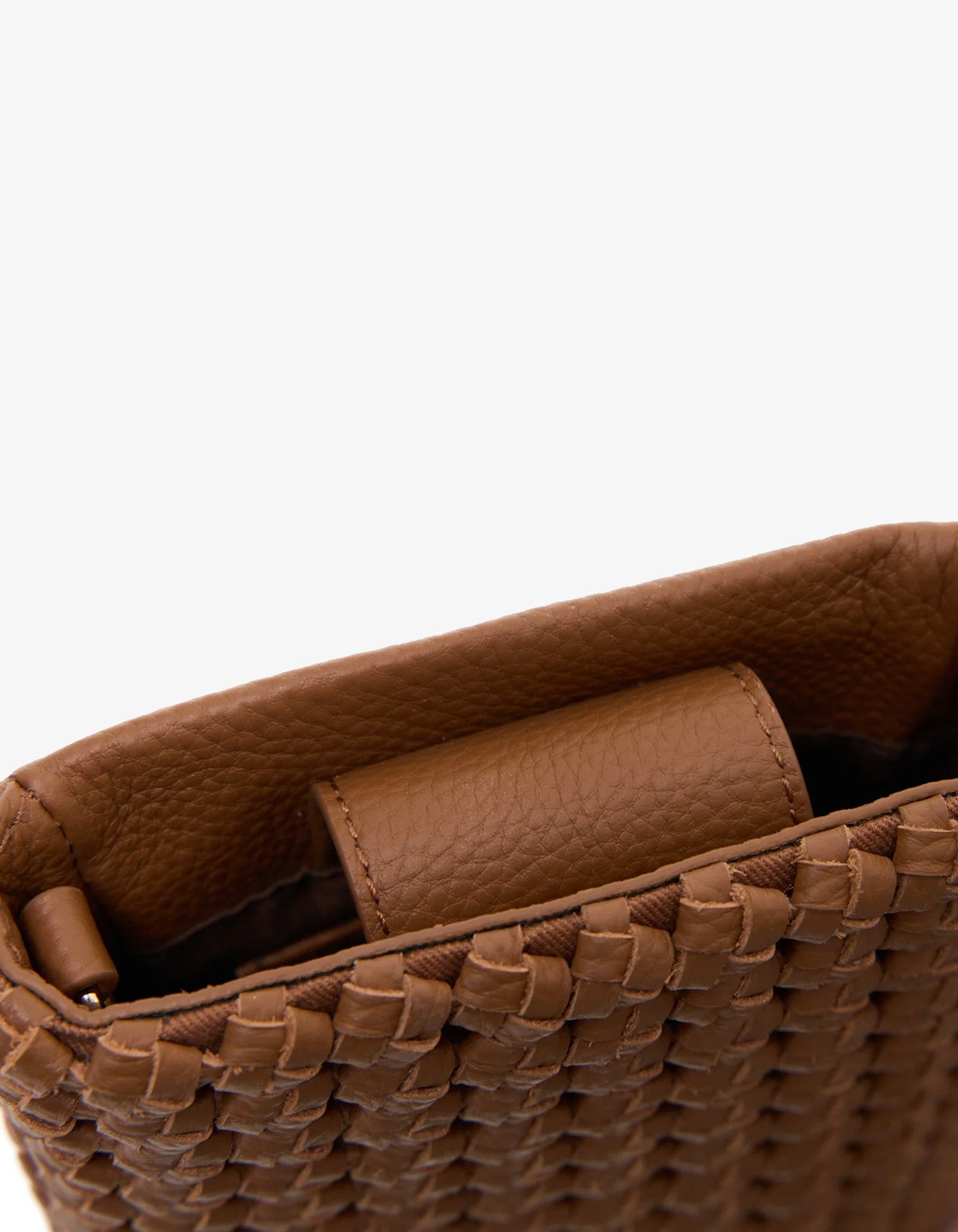 Saben x Marcia Leone Mini Bag Tan Fine Braid