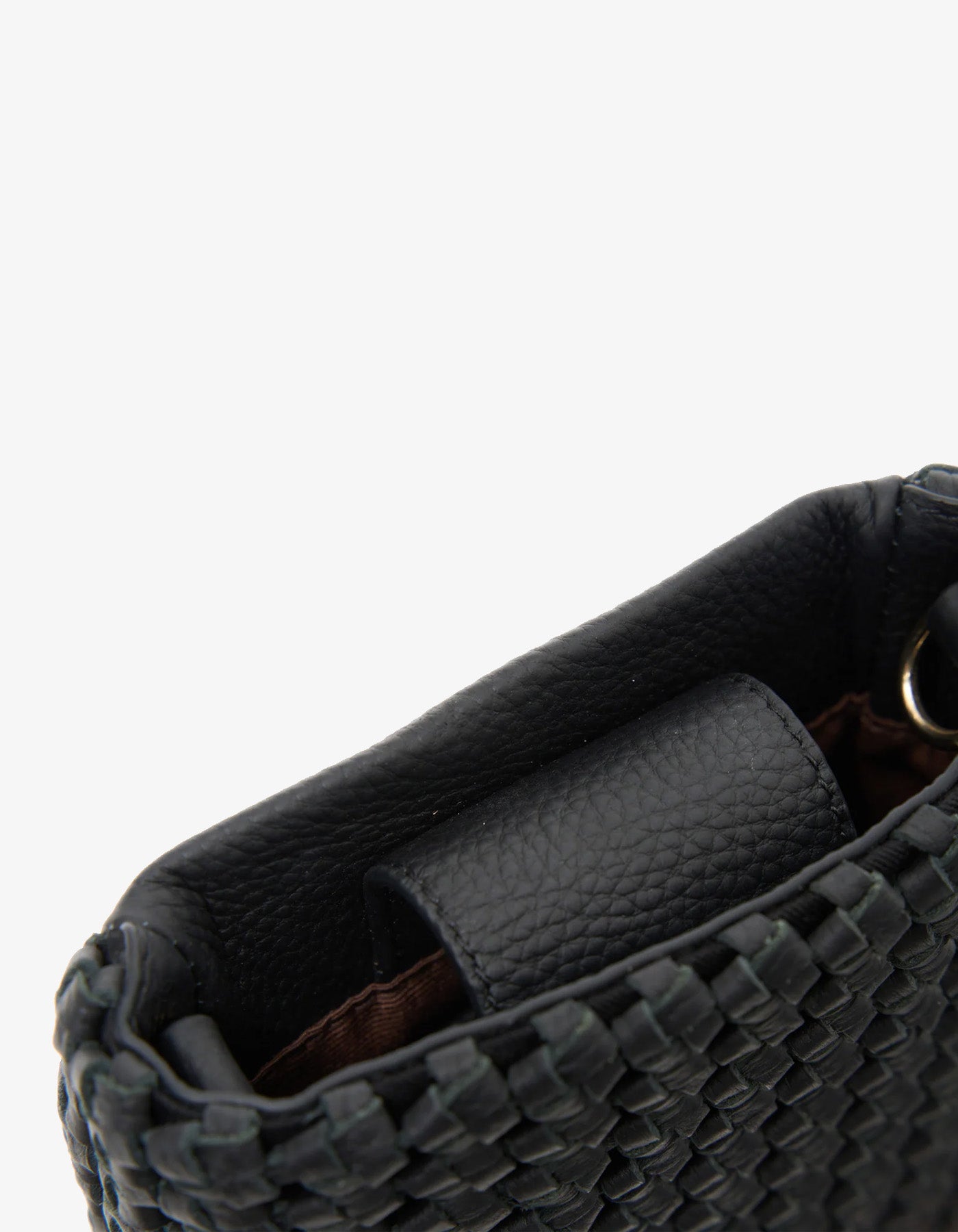 Saben x Marcia Leone Mini Bag Fine Braid Black