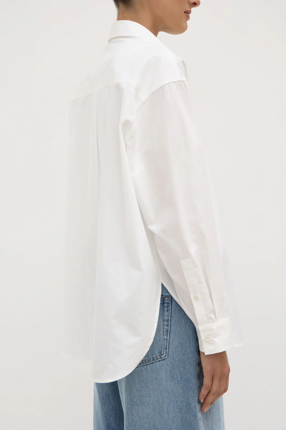Assembly Label Marigold Poplin Long Sleeve Shirt White