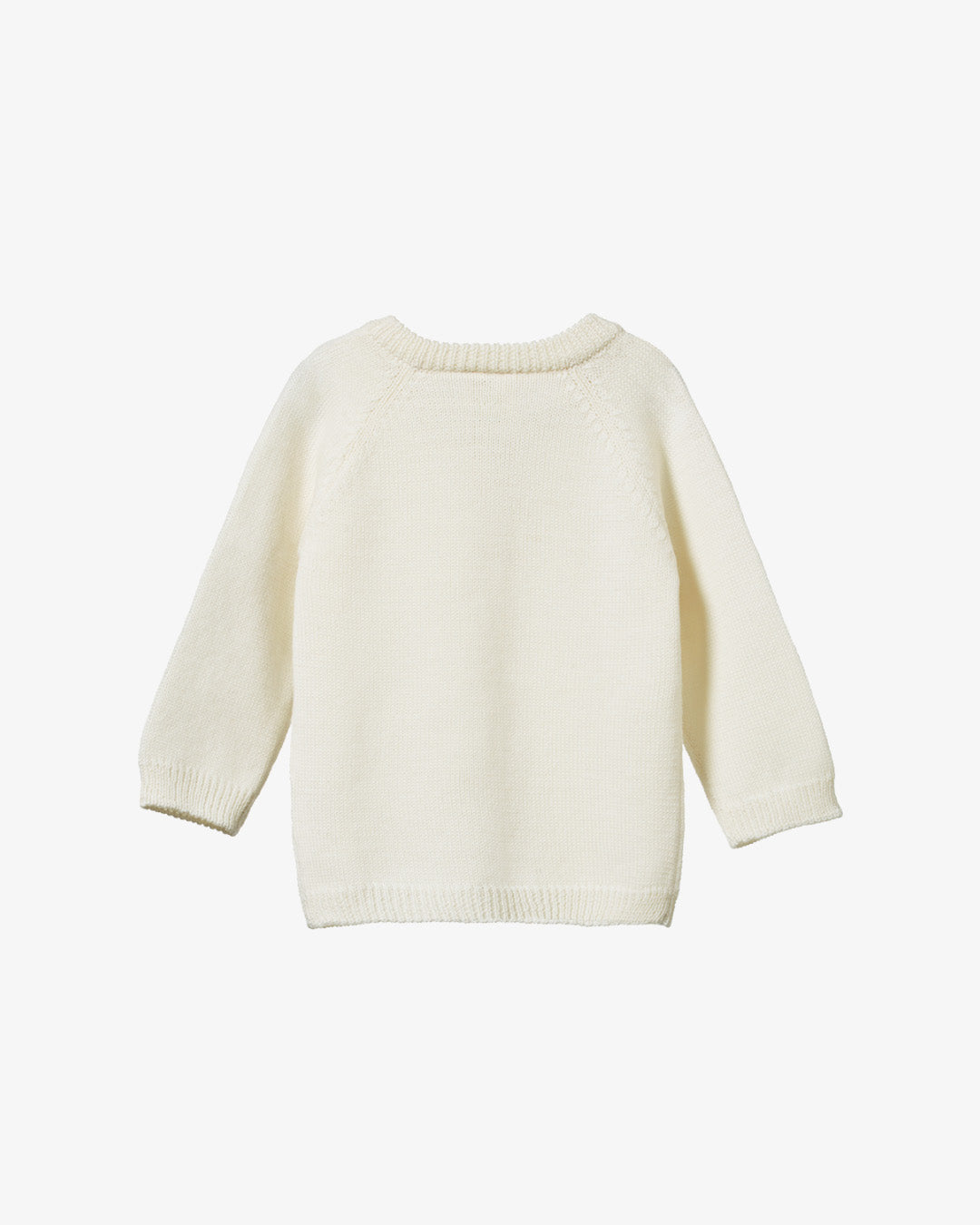 Nature Baby Merino Knit Cardigan Natural