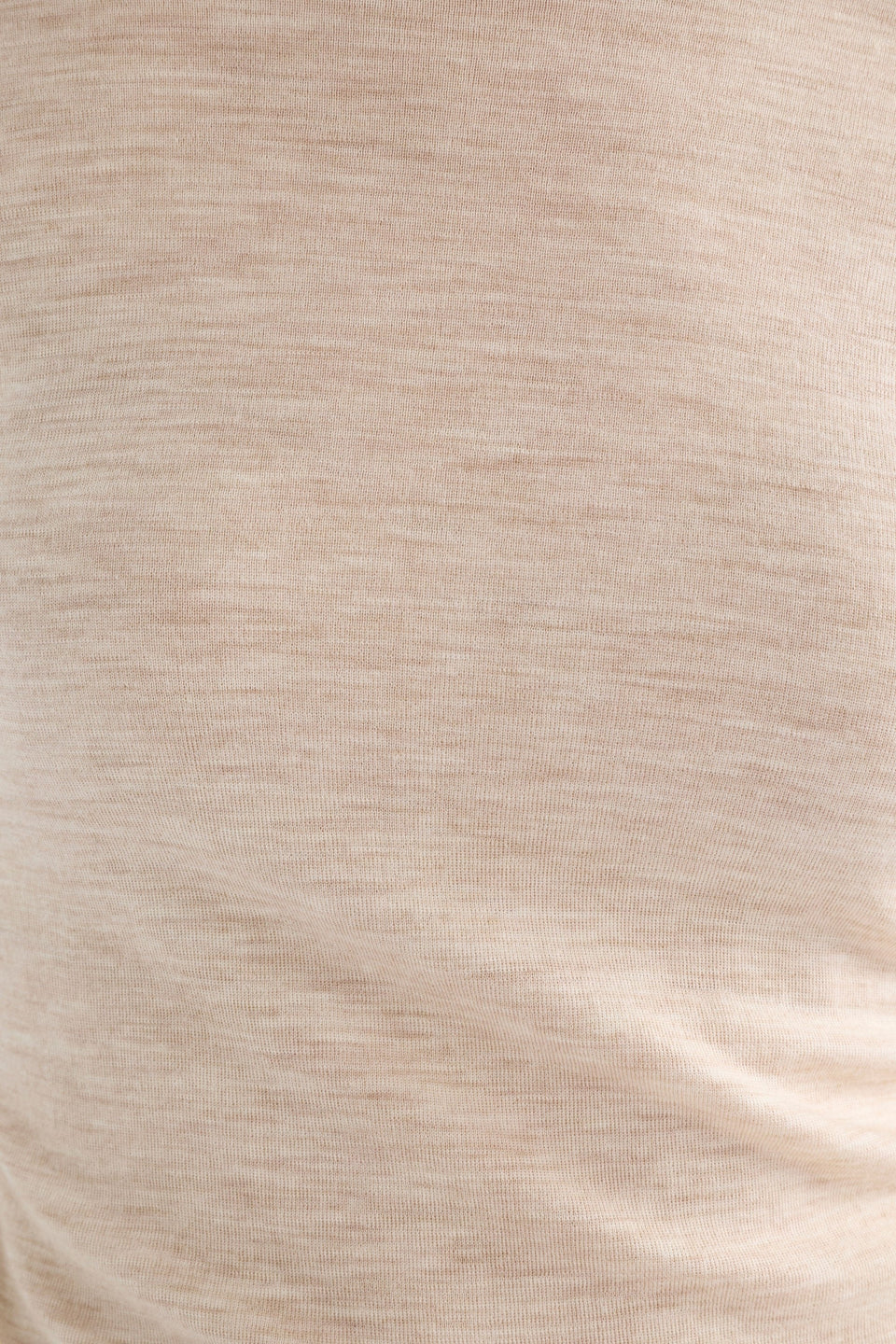 Elk Merino Wool Long Sleeve Top Flax