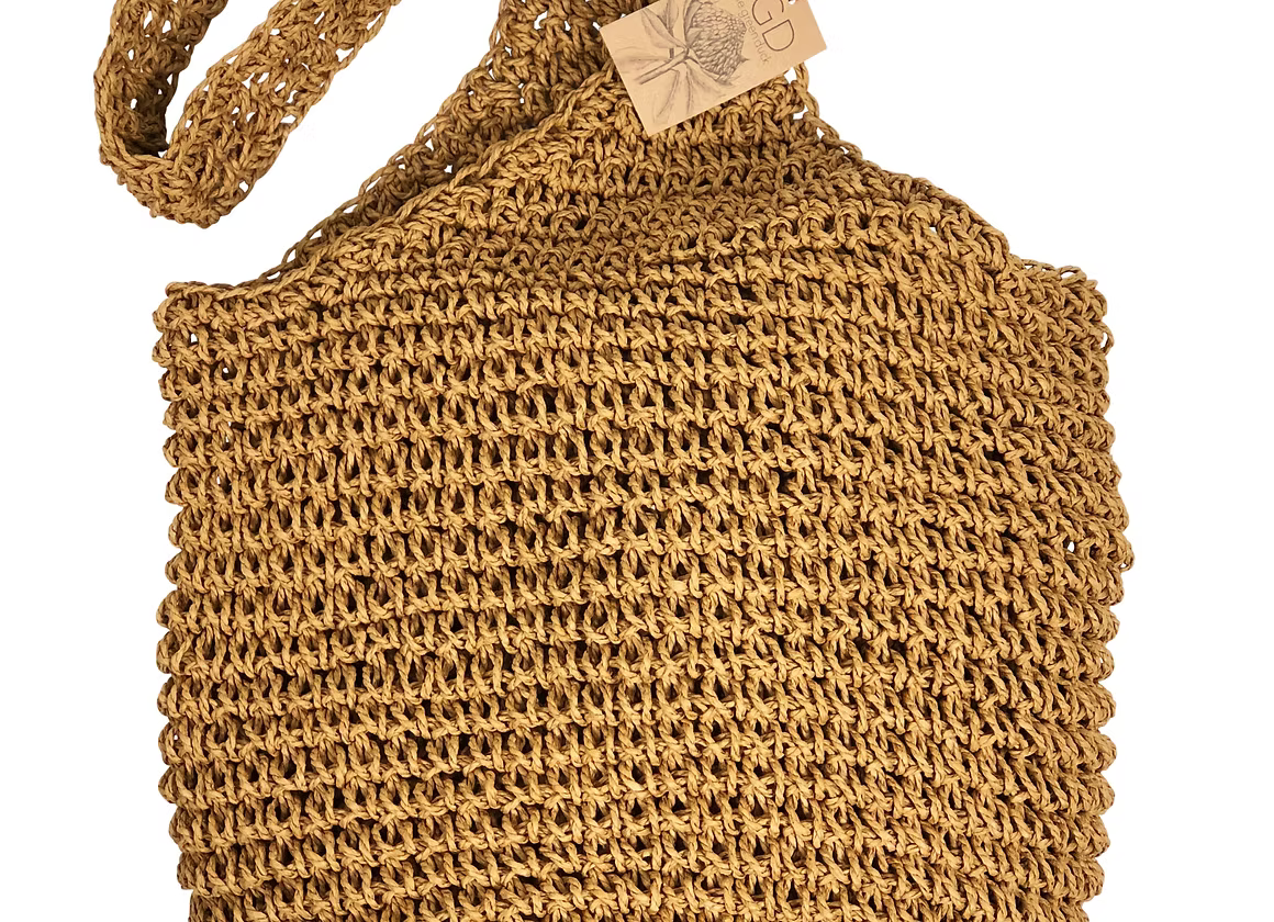 Apple Green Duck Mini Messenger Bag Natural