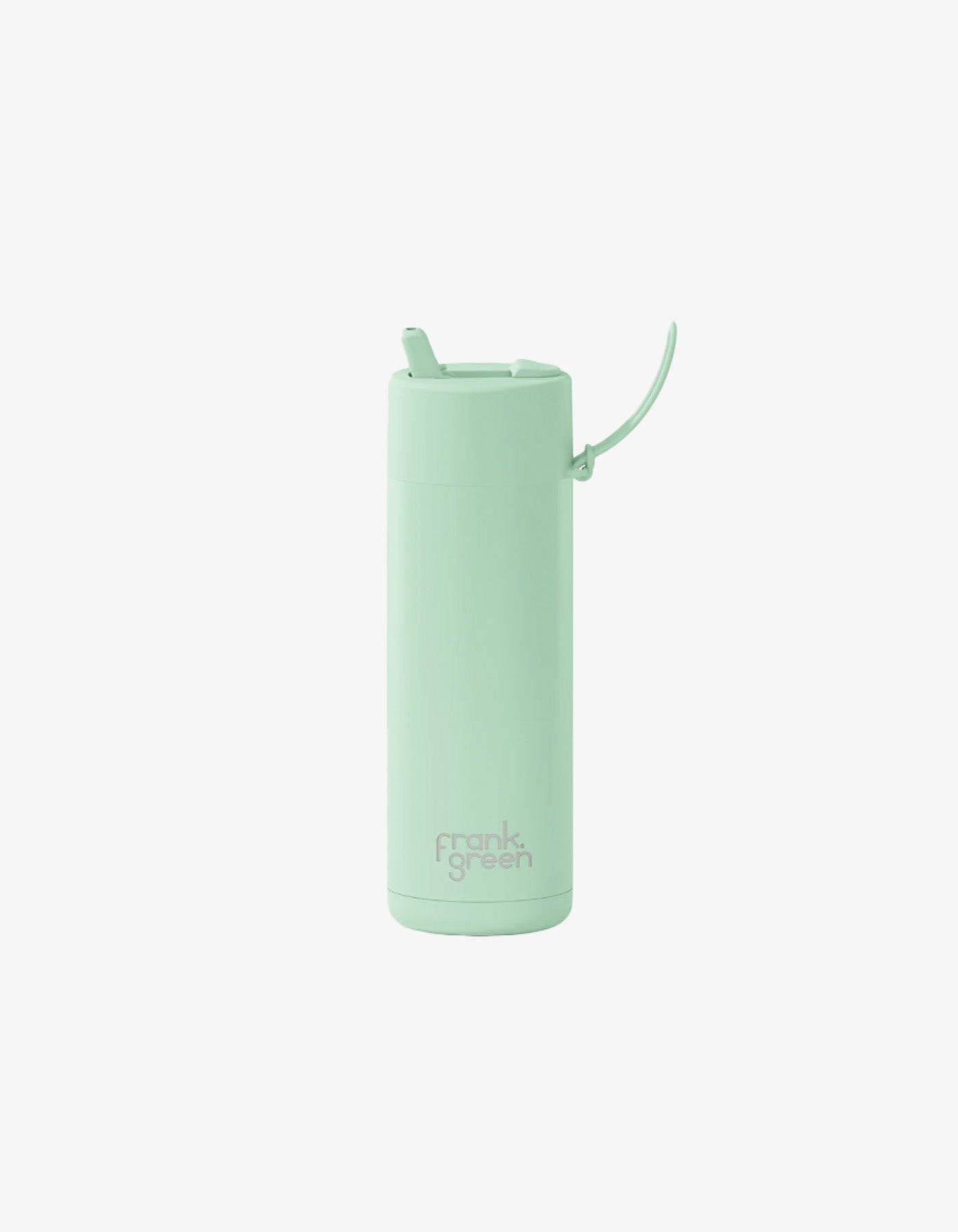 Frank Green 20oz Stainless Steel Ceramic Reusable Bottle Mint Gelato with Straw Lid