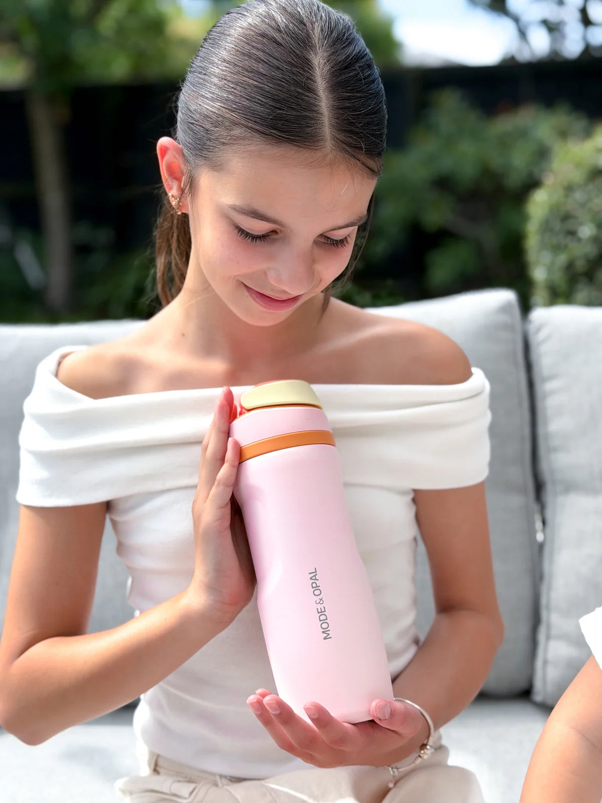 Mode & Opal Insulated Drink Bottle - Petal Pink 770ml