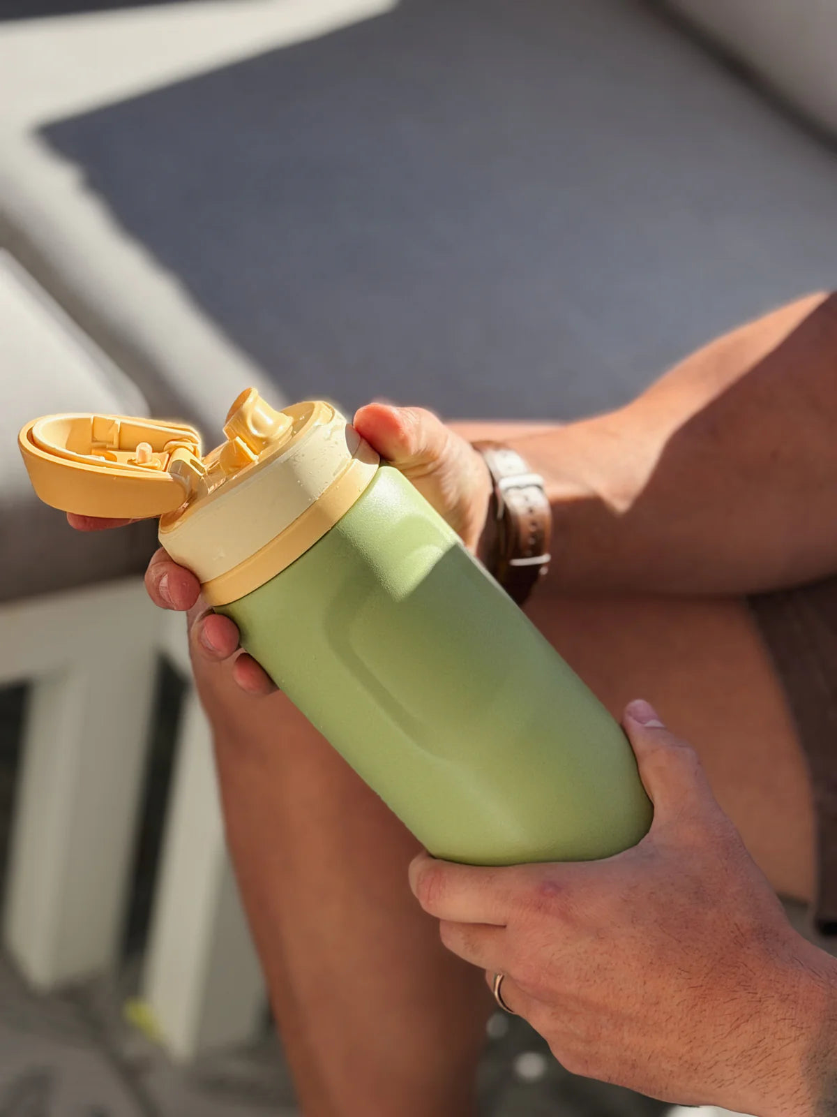 Mode & Opal Insulated Drink Bottle - Sage Green 770ml