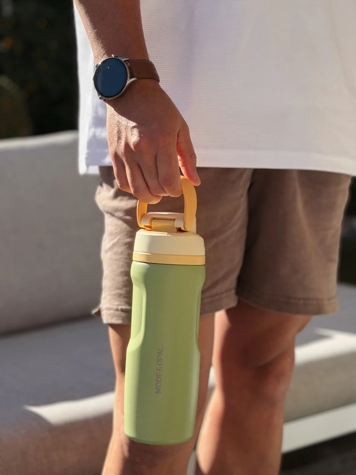 Mode & Opal Insulated Drink Bottle - Sage Green 770ml