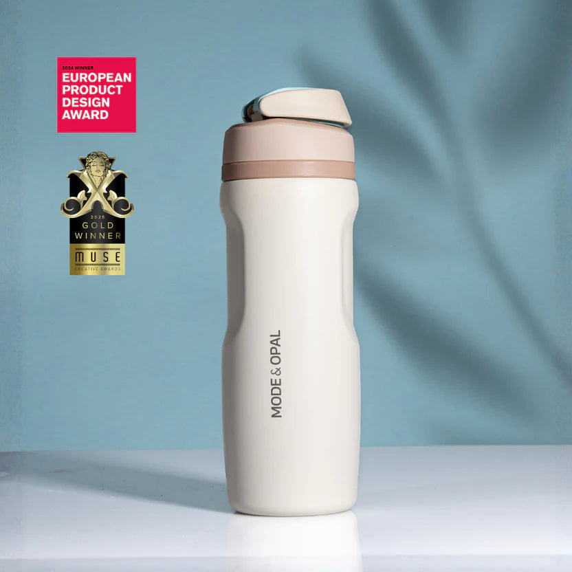 Mode & Opal Insulated Drink Bottle - Soft Cream 770ml