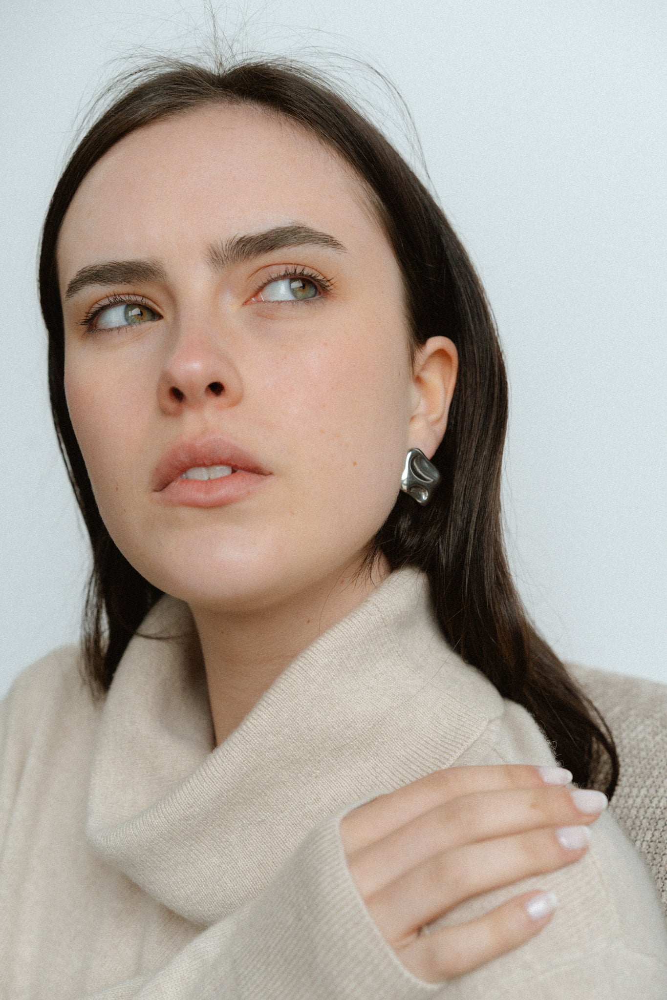 Castel & Co Molton Earrings Silver