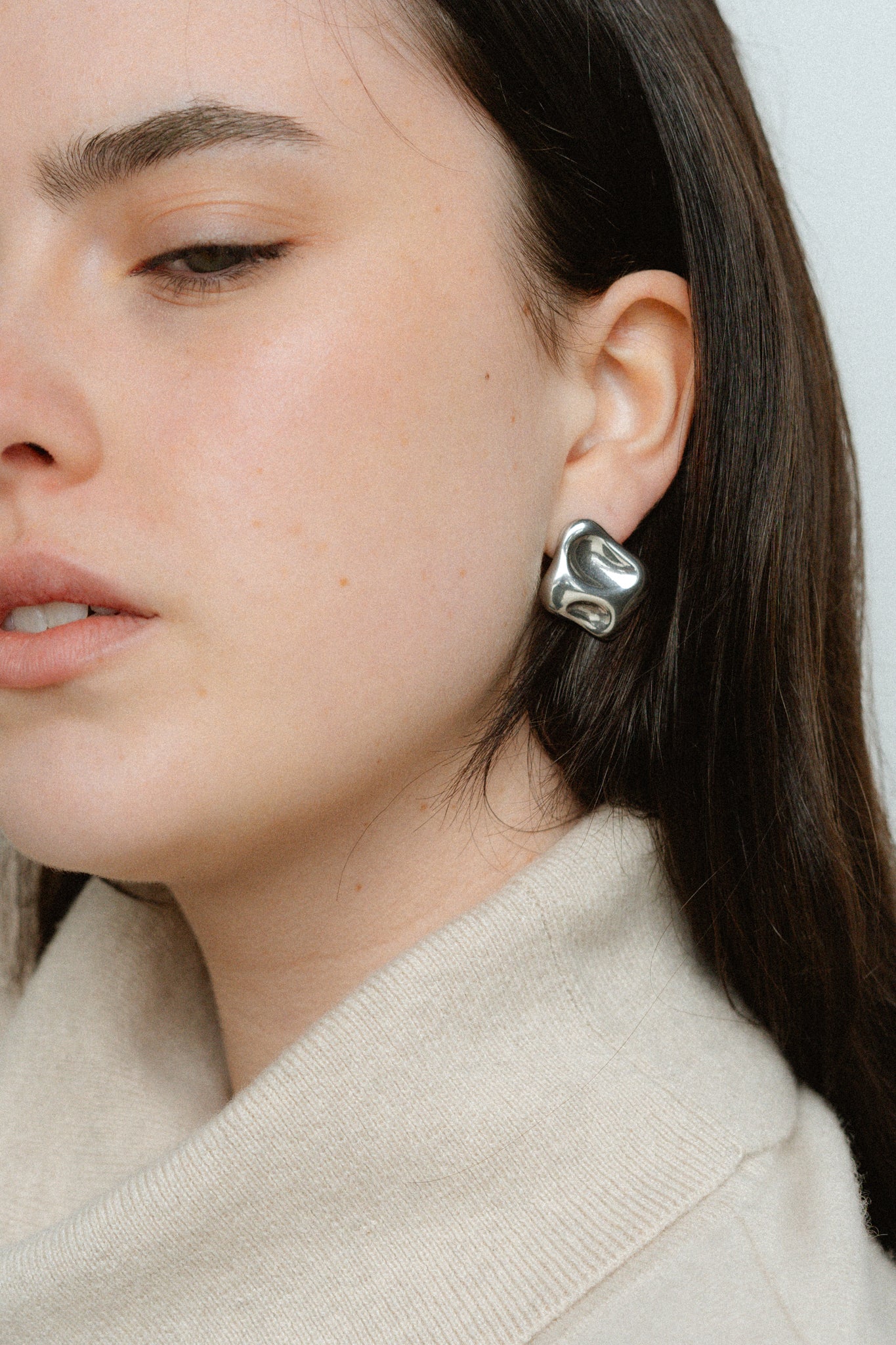 Castel & Co Molton Earrings Silver