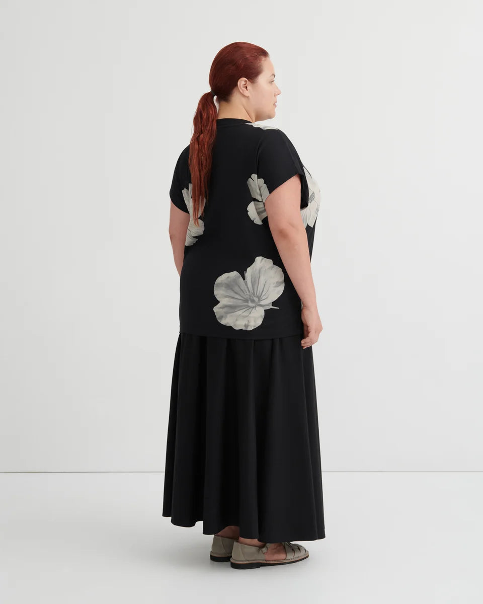 Kowtow Geometry Tee Monochrome Floral