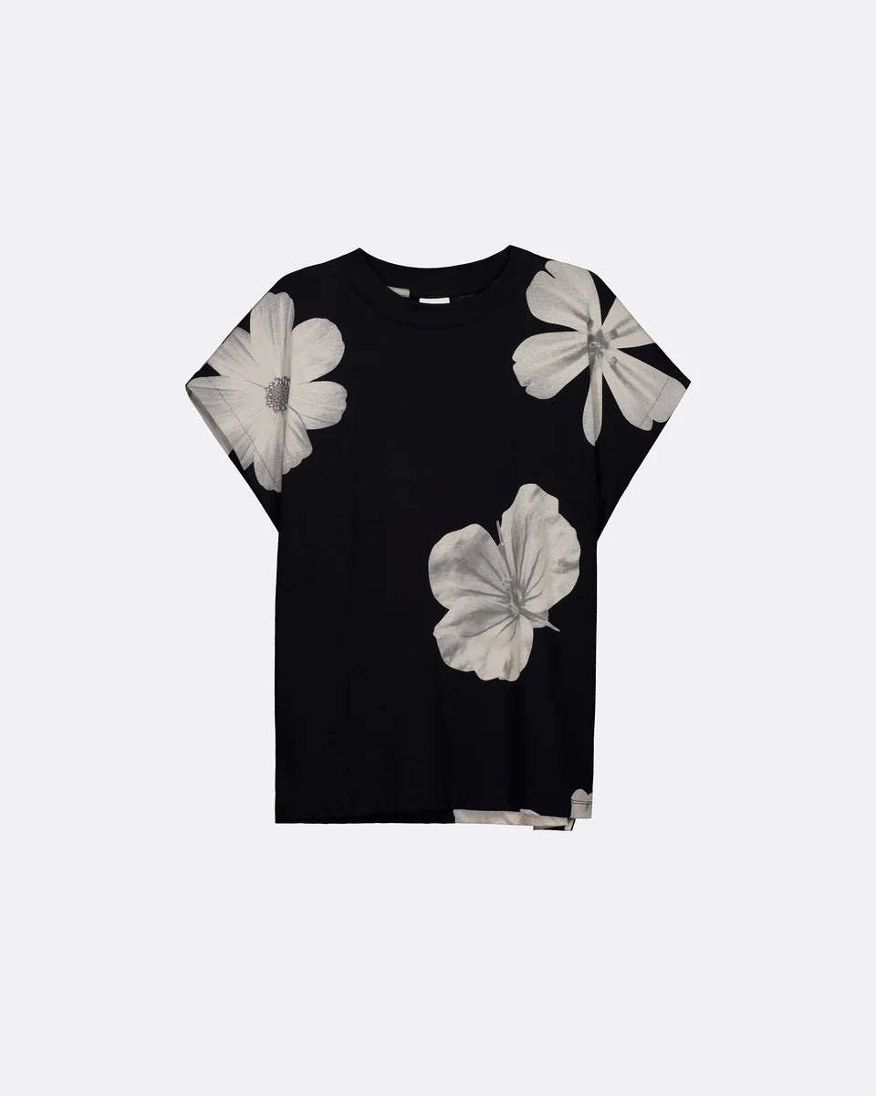 Kowtow Geometry Tee Monochrome Floral