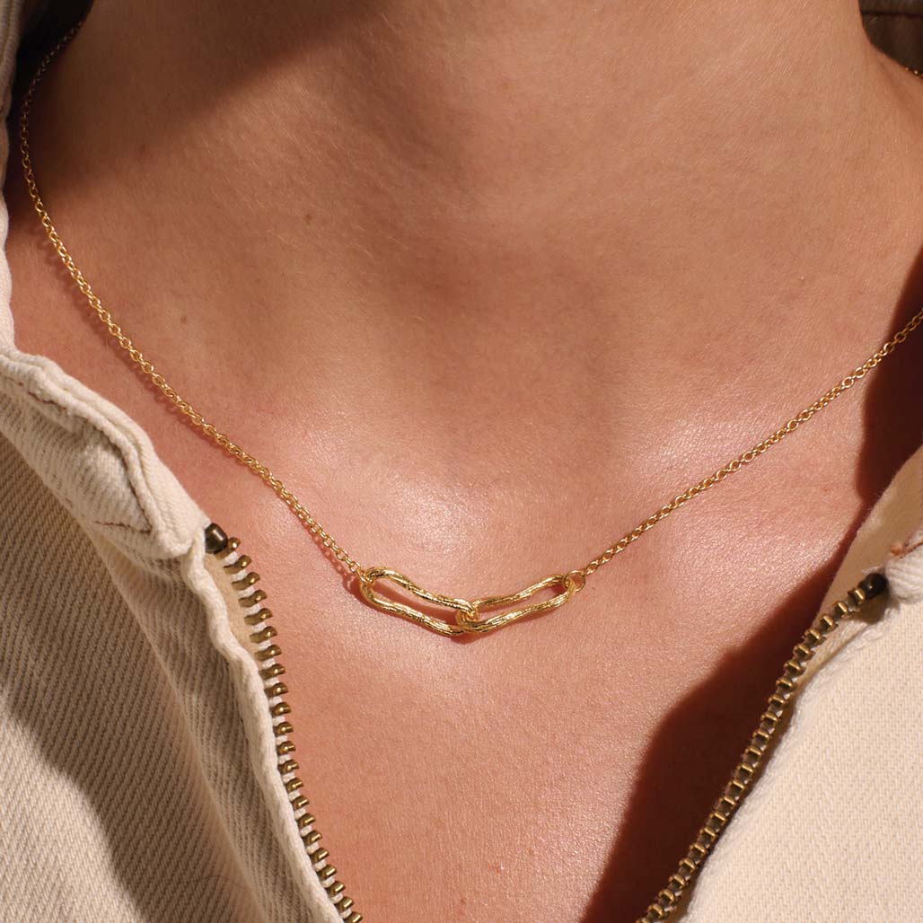Murkani Eterna Interlink Necklace - Gold