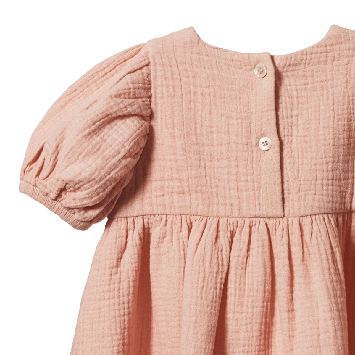 Nature Baby Albertine Dress Rose Dust
