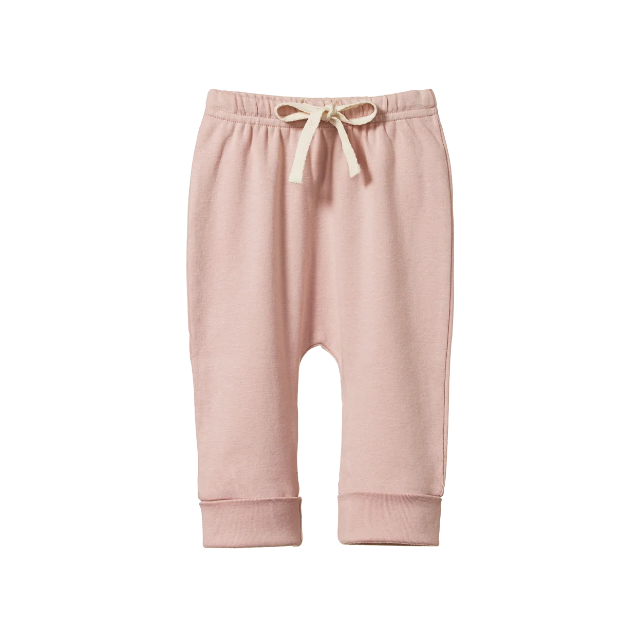 Nature Baby Drawstring Pants Rose Dust