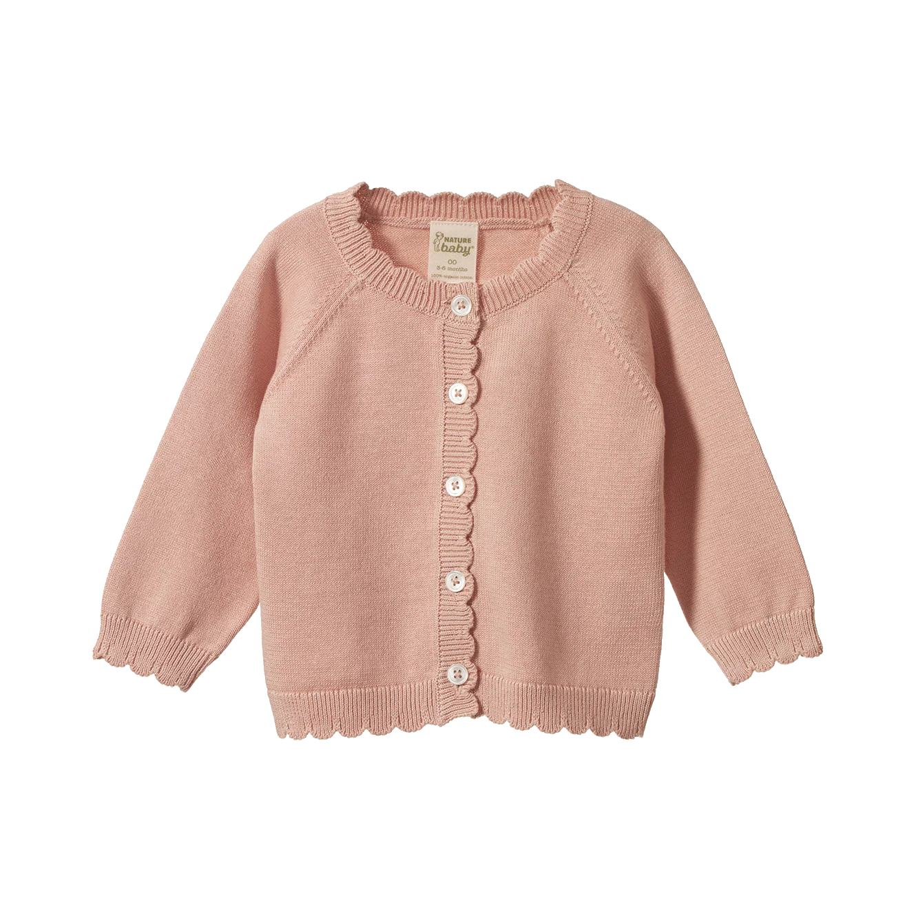 Nature Baby Liliette Cardigan Rose Dust