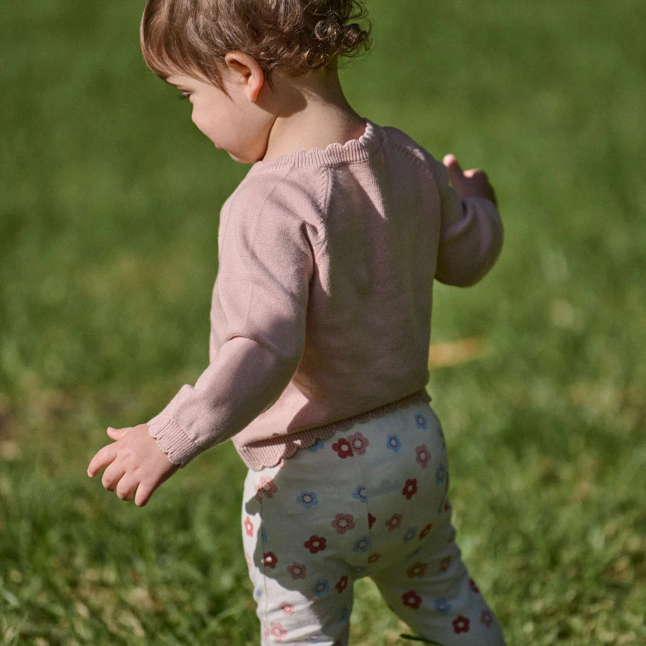 Nature Baby Liliette Cardigan Rose Dust