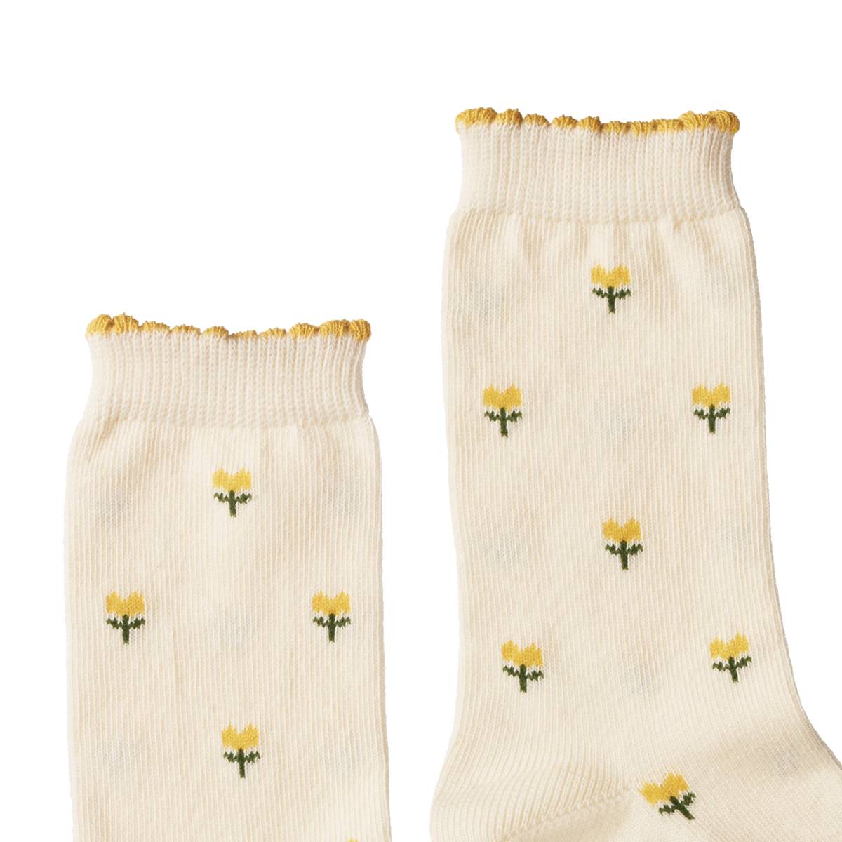 Nature Baby Organic Cotton Socks Tulips