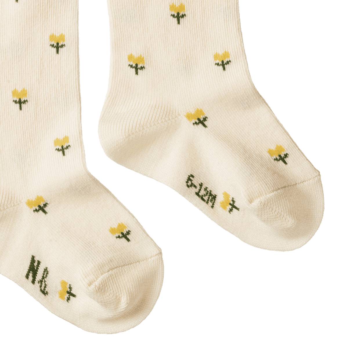 Nature Baby Organic Cotton Socks Tulips
