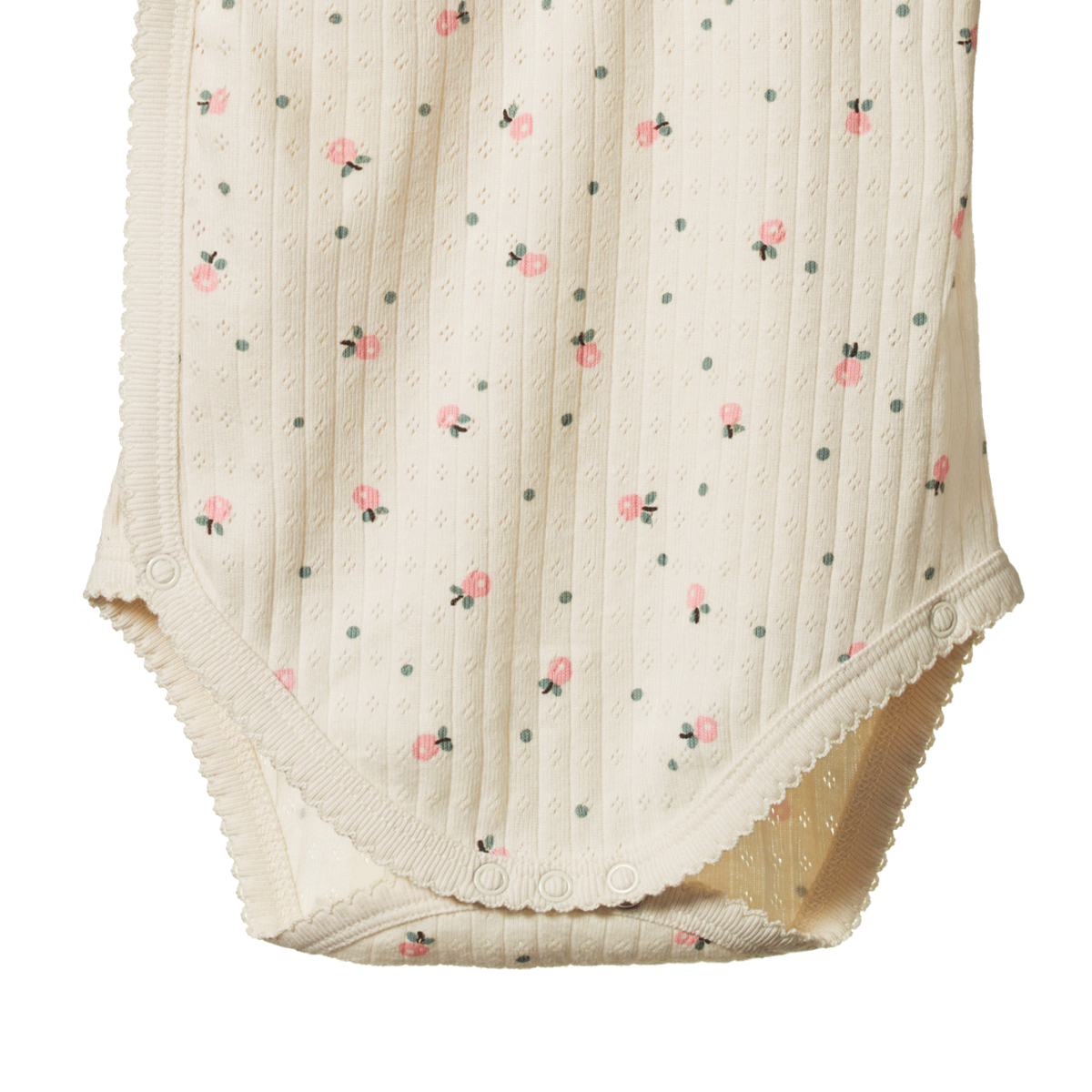 Nature Baby S/S Kimono Bodysuit Posey Blossom Print