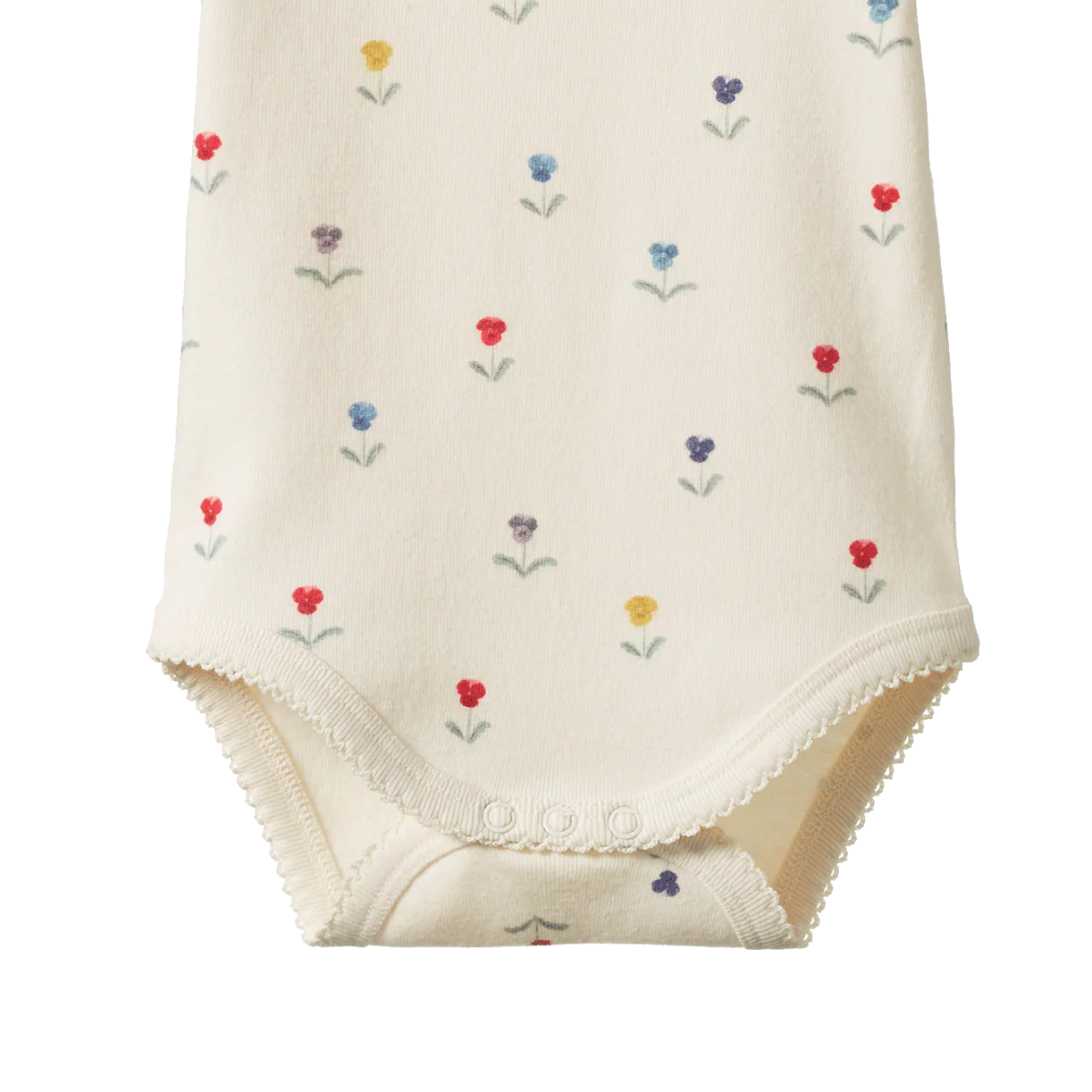 Nature Baby Short Sleeve Bodysuit Delphine Print