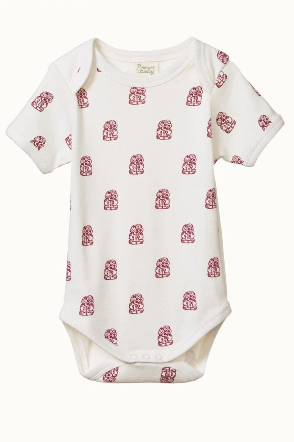 Nature Baby Short Sleeve Bodysuit Tiki Print