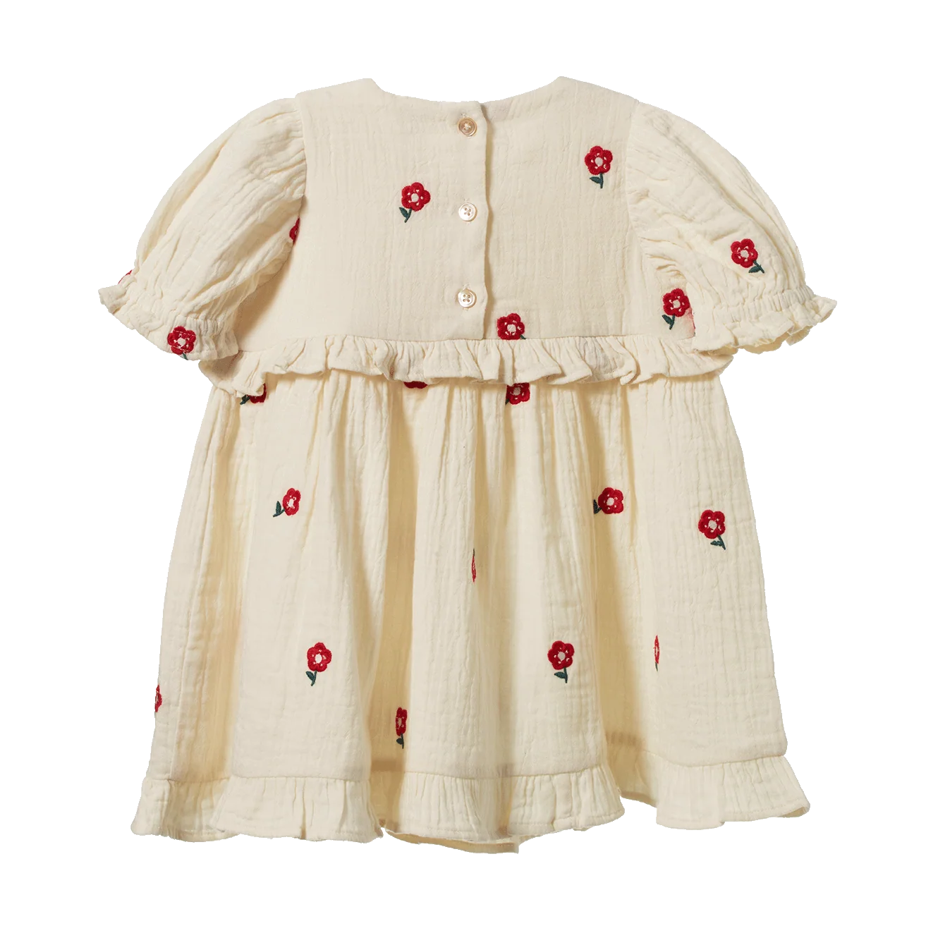 Nature Baby Valentina Dress Red Flora