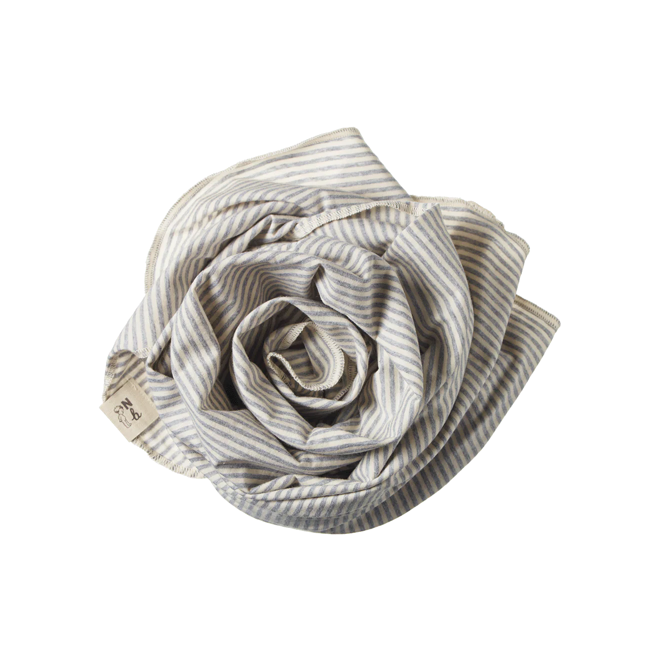 Nature Baby Wrap Grey Marle Stripe