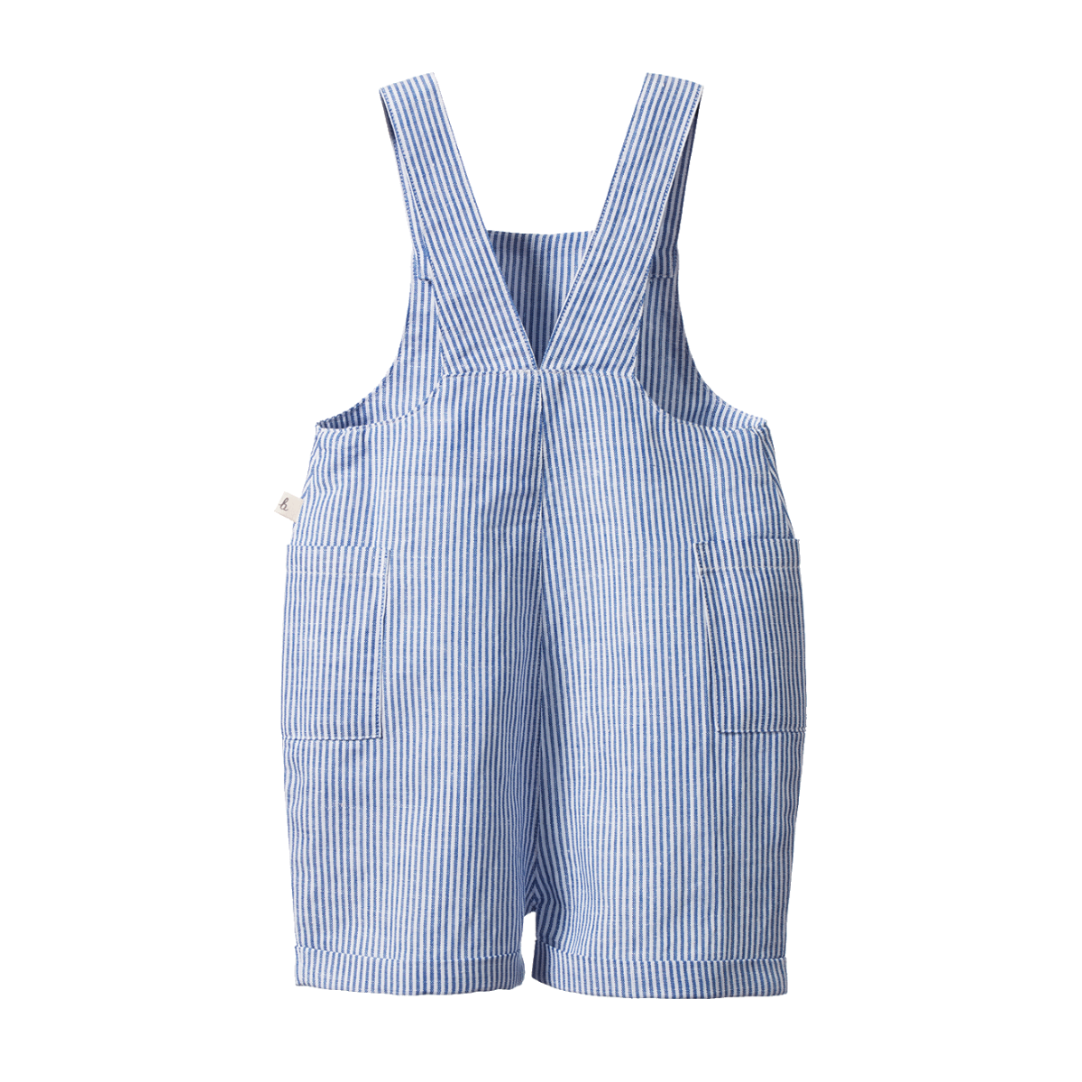 Nature Baby tucker overalls cotton linen