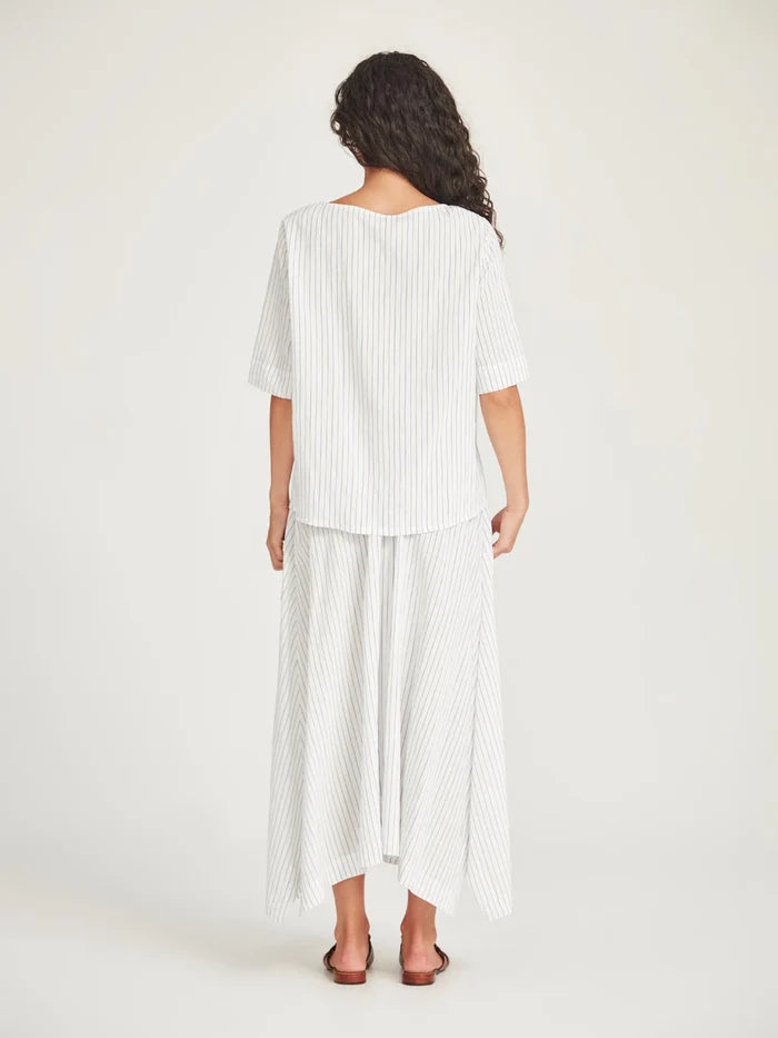 Sills Neva Stripe Top Navy/White Stripe
