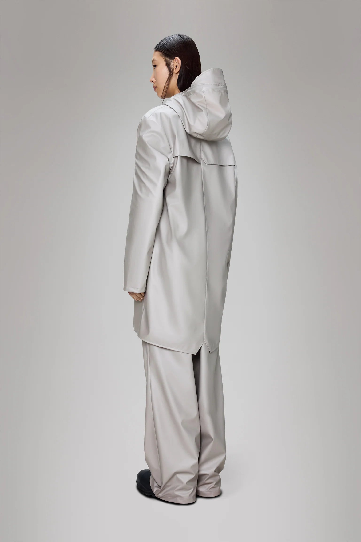 Rains Long Jacket - Nimbus